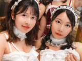 紅白の可愛いサンタコスを纏った美女たちと乱交SEX！抜群のプロポーションに度肝を抜かされた男たちはフル勃起！まさに性なる夜といわんばかりのクリスマスナイトに発展！【ことね／まいな／えみ／ななみ】Verことね＆まいな